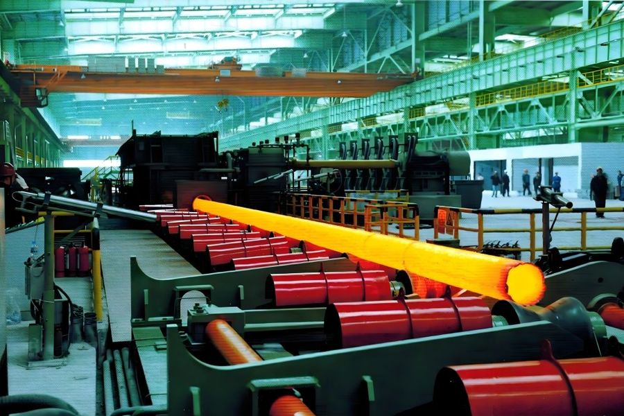 Cangzhou Baoyang Pipeline Equipment Co., Ltd. خط إنتاج المصنع